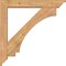 Ekena Millwork Imperial Traditional Smooth Bracket w/ Offset Brace, Western Red Cedar, 5 1/2"W x 32"D x 32"H BKT0604X32X32IMP01SWR - alternate 4